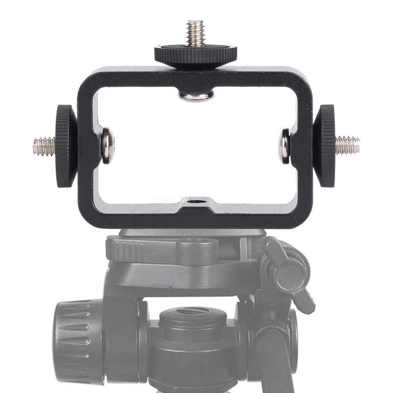 Camera Cage Baseplate - 3 in 1 Holder Head Mount