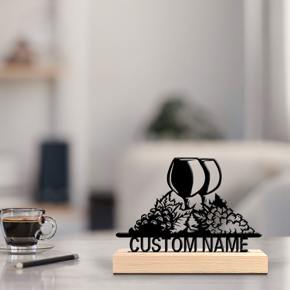 Photography Is - 1pc Fun Personalized Custom Red wine