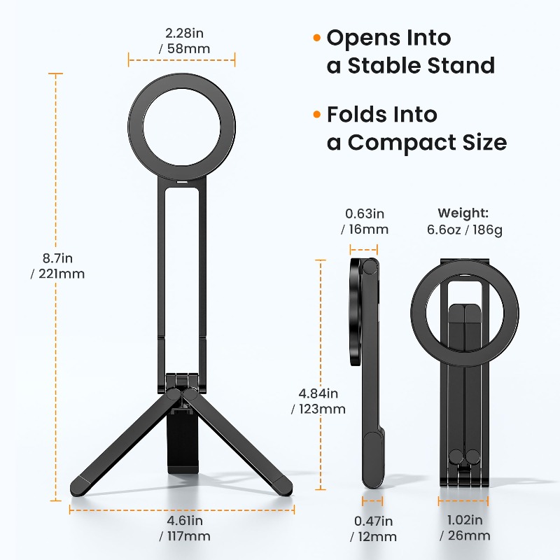 Photography Is - Pocket Magnetic Phone Holder Multifunctional Foldable