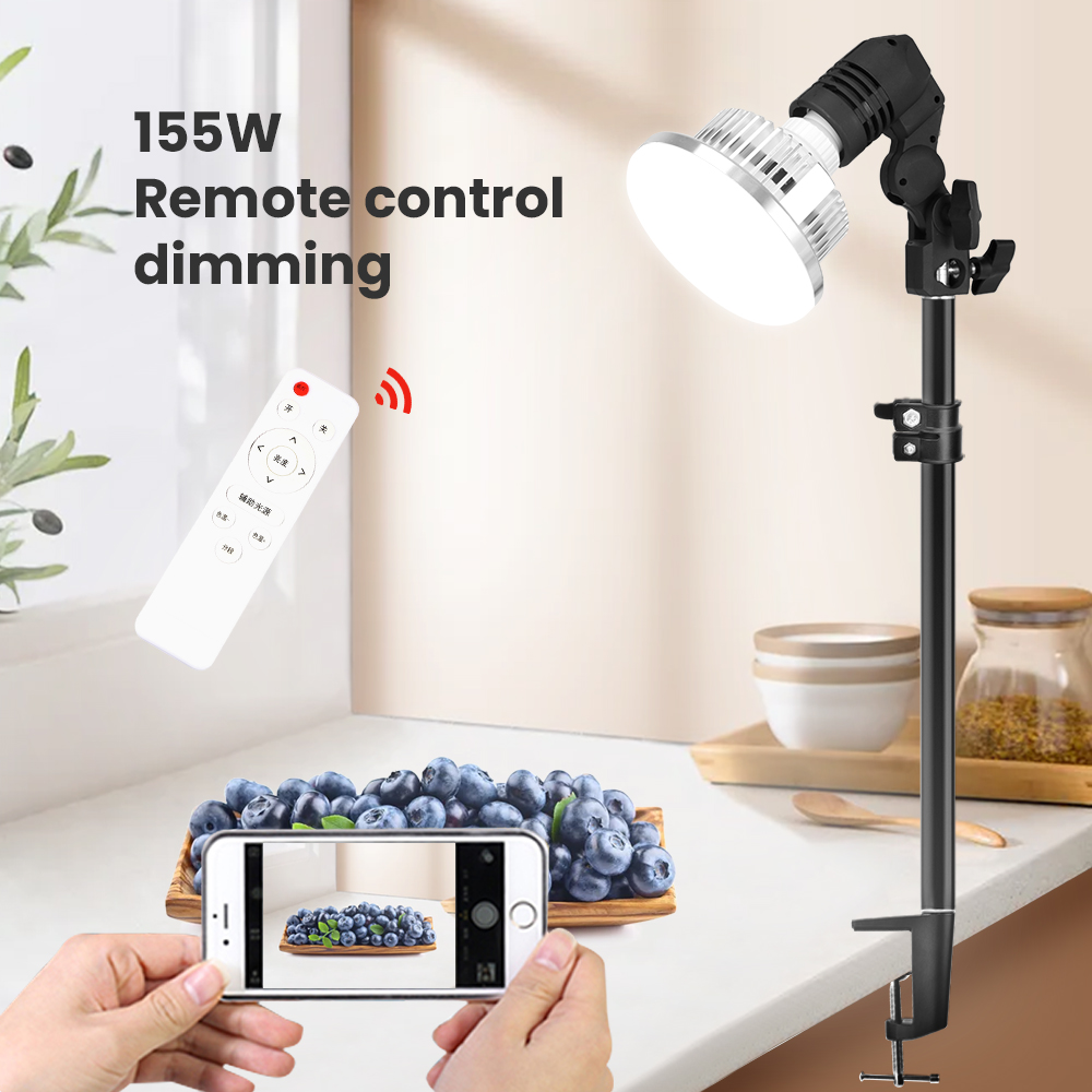 Photography Bulb - Dimmable LED Video Light With Monopod