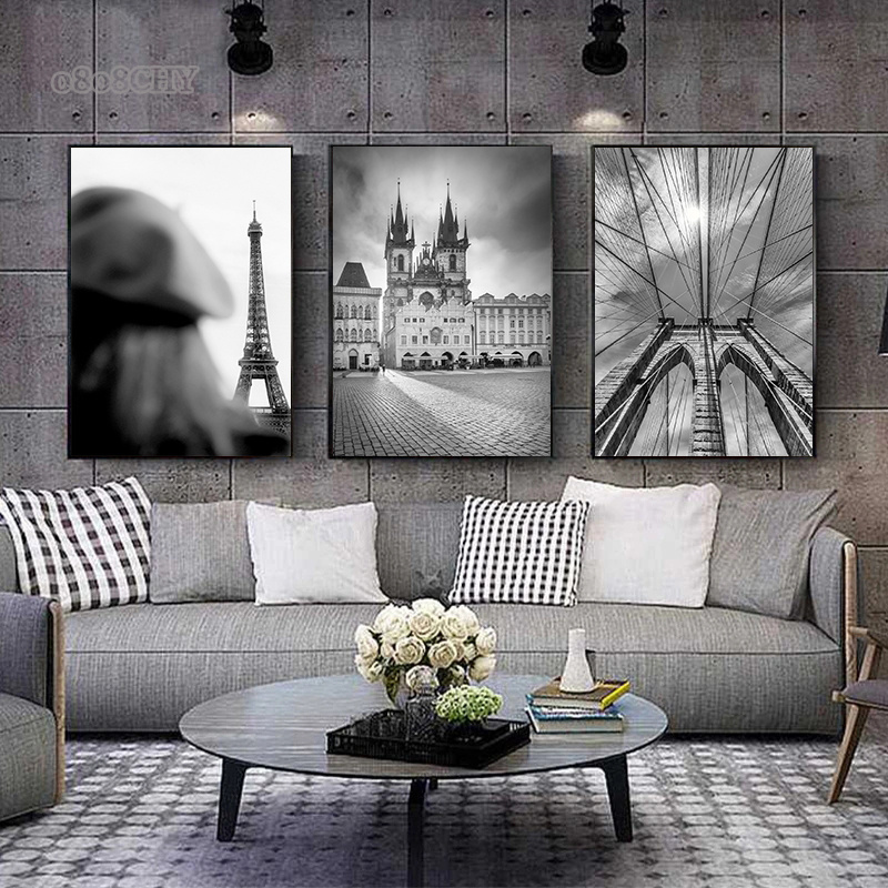 1pc frameless Black White Beau - Photography New York ulasan dan harga