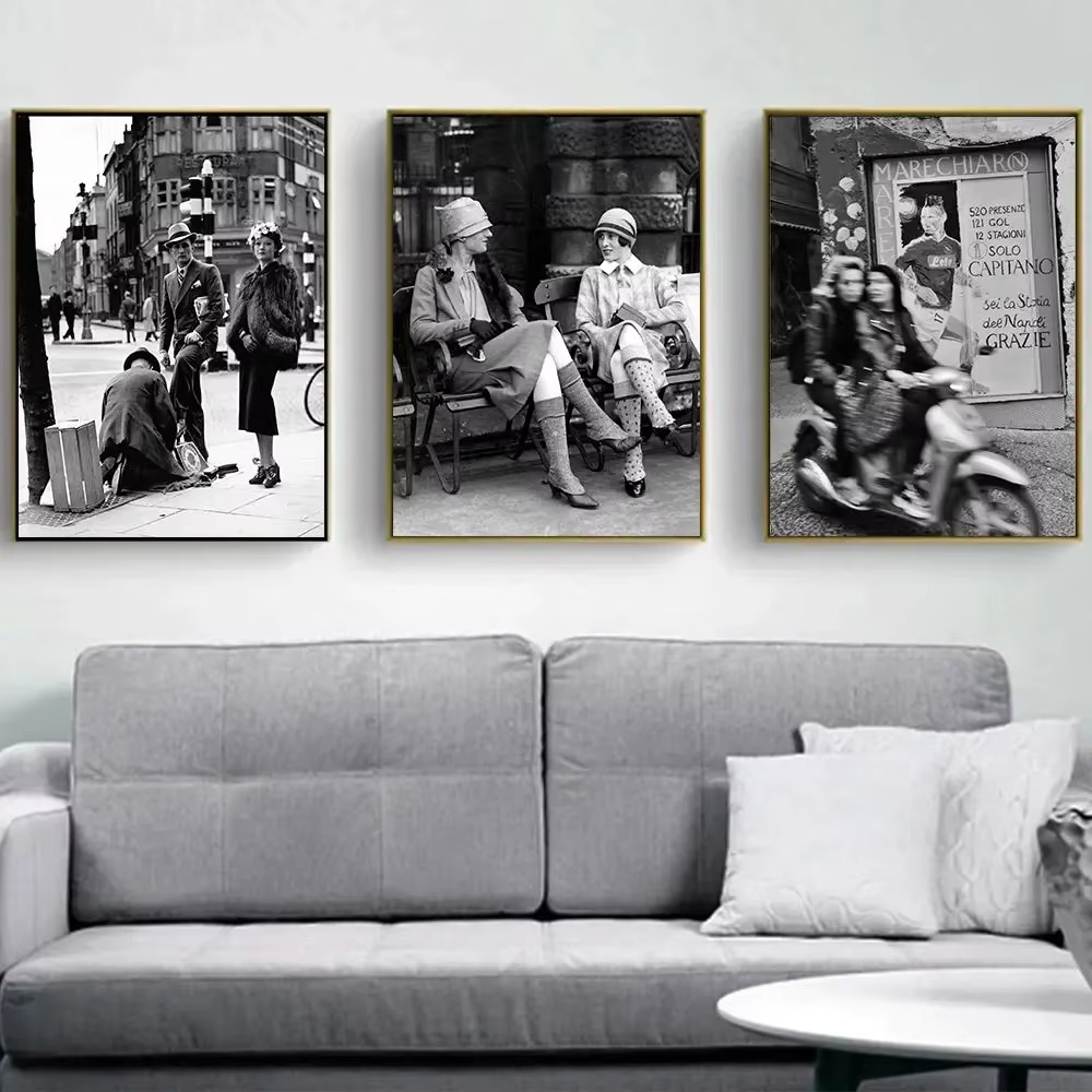 Fashion Black And White Vintag - Photography Black And White ulasan dan harga