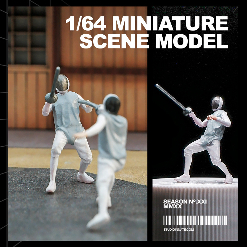 Resin 3D Print  1/64 Fencing C - Photography Competition ulasan dan harga