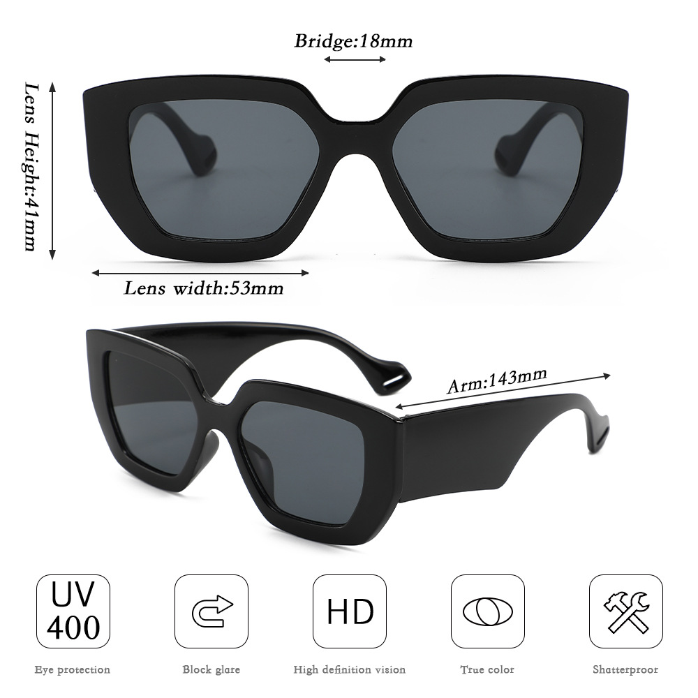 Super Large BoxSunglasses Wome - Photography Fashion ulasan dan harga