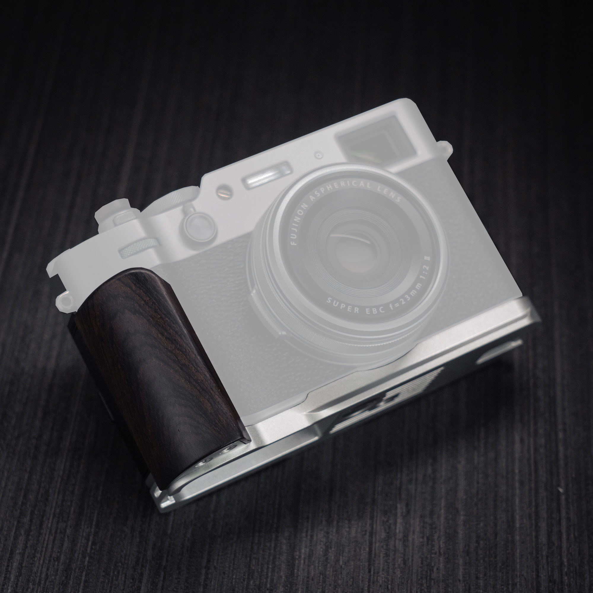 Wooden Hand Grip L Holder For  - Camera Cage Baseplate ulasan dan harga