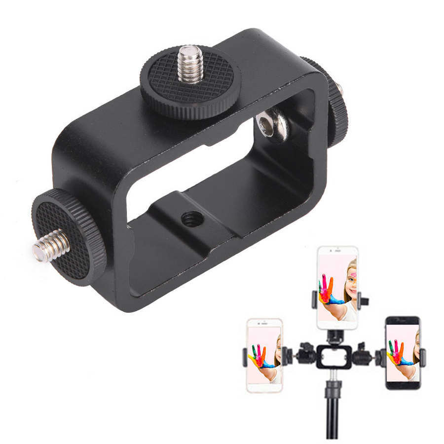 3 in 1 Holder Head Mount Flash - Camera Cage Baseplate ulasan dan harga