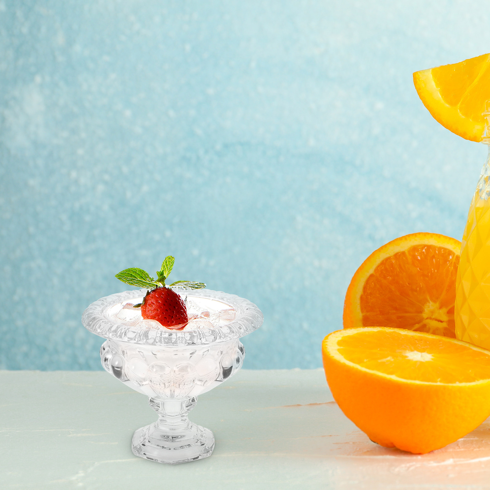 Elegant European Glass Ice Cre - Photography Of Food ulasan dan harga
