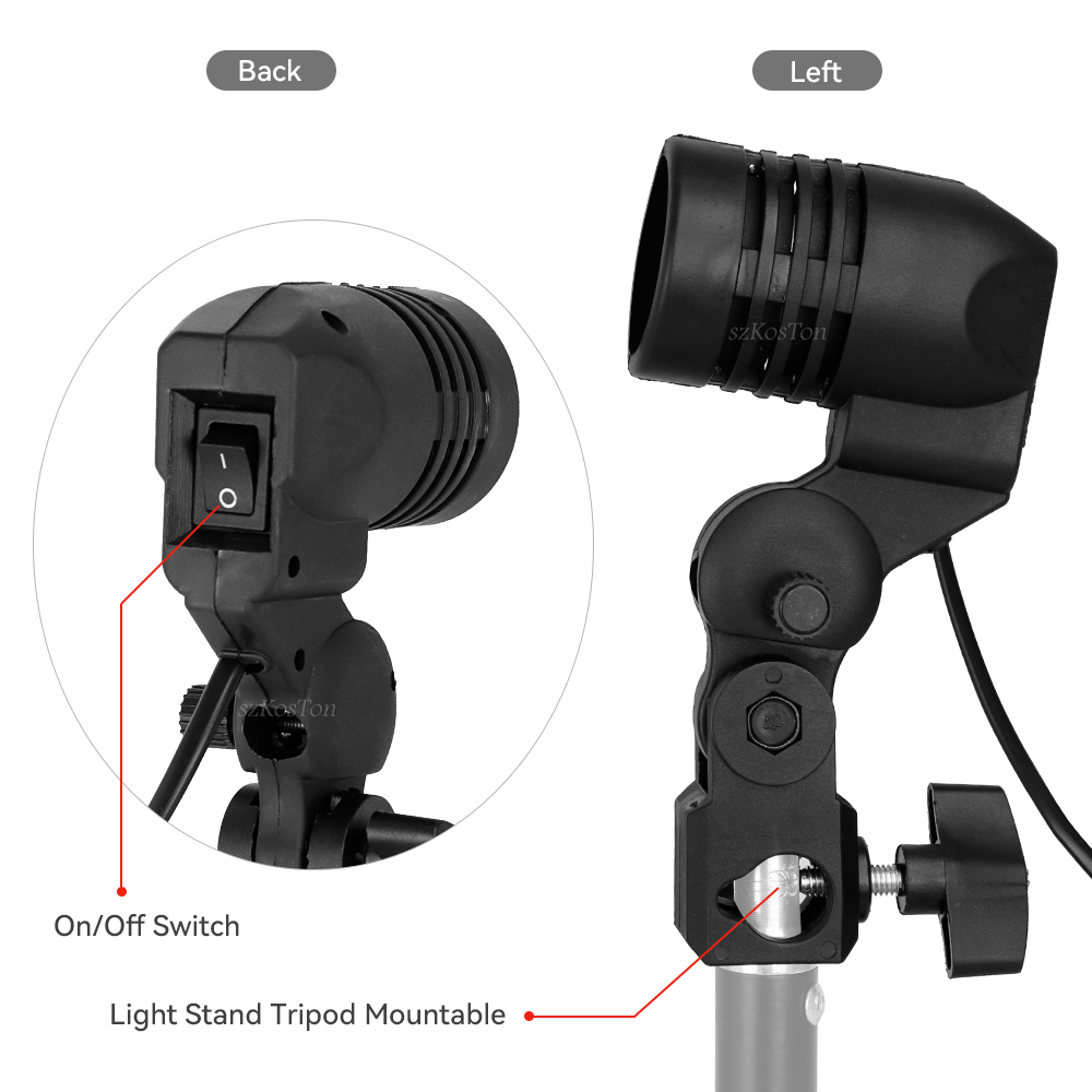 Single Head Bulb Holder E27 So - Photography Bulb ulasan dan harga