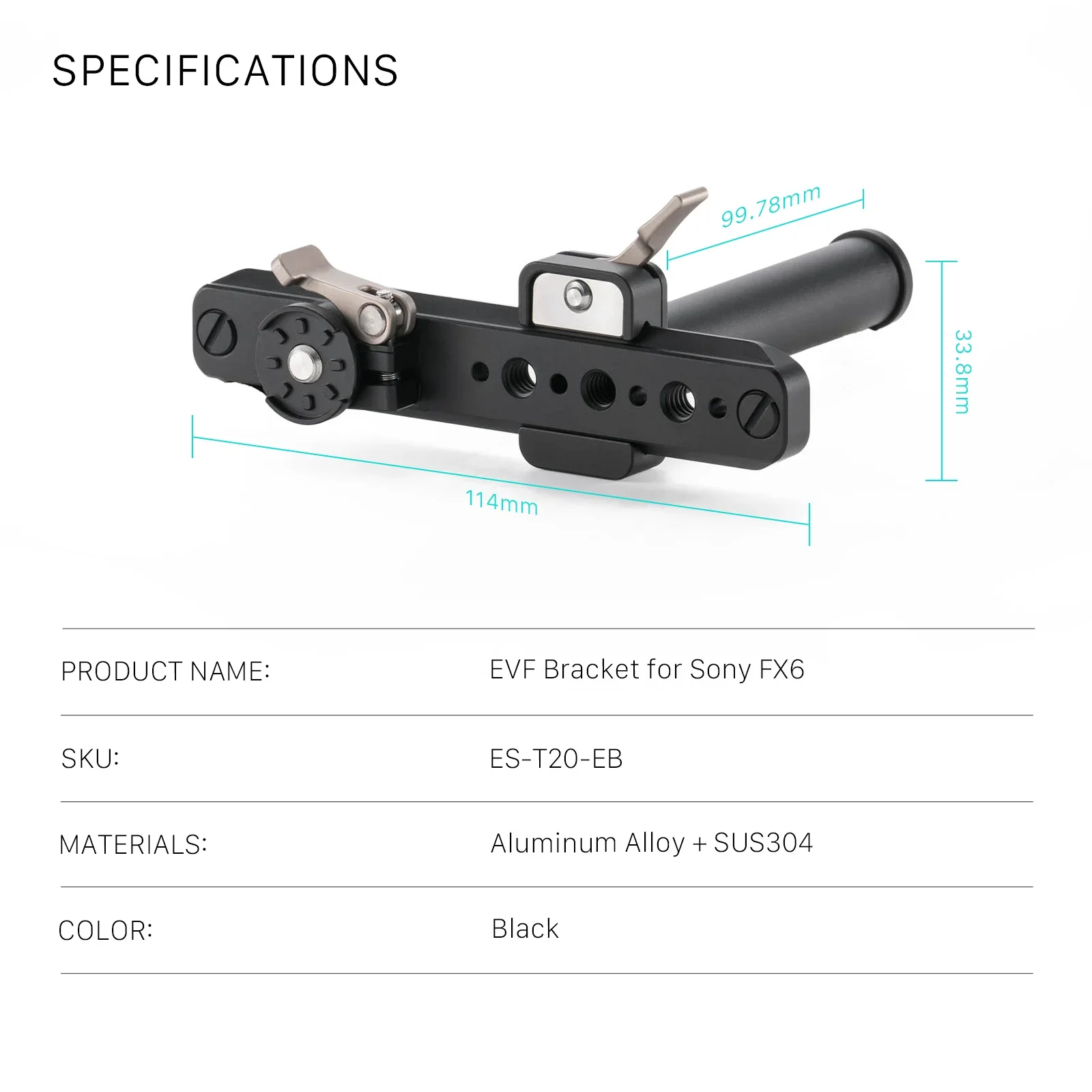 TILTA ES-T20-EB EVF Bracket fo - Camera Cage Baseplate ulasan dan harga