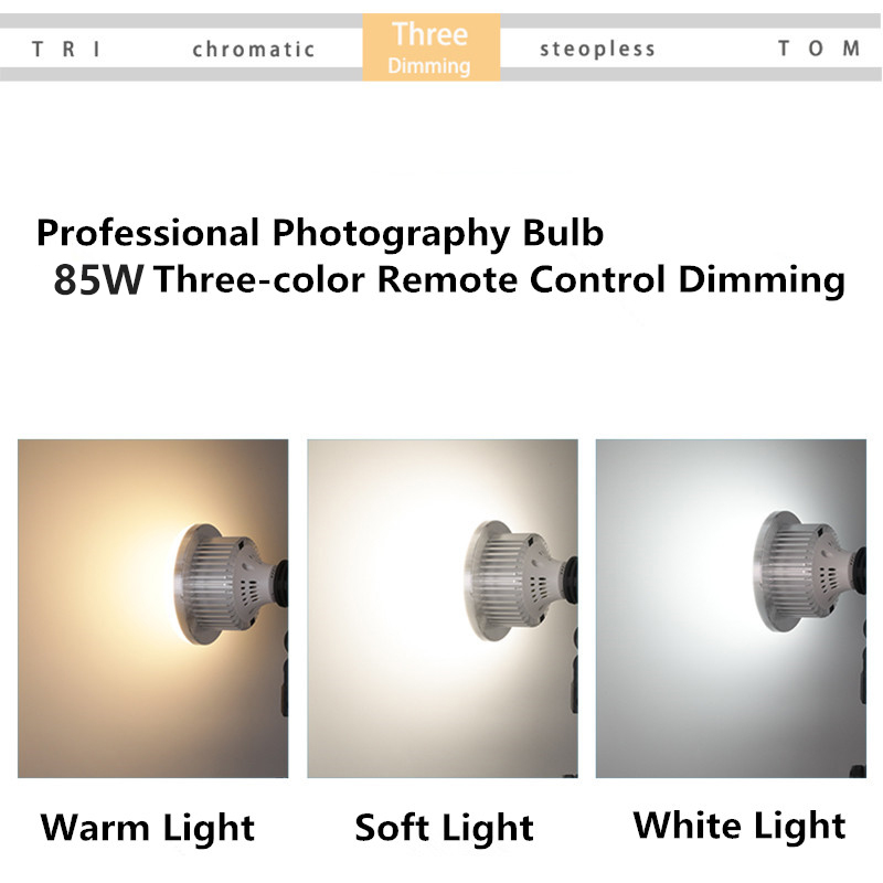 85W LED Photographic Lighting  - Photography Bulb ulasan dan harga