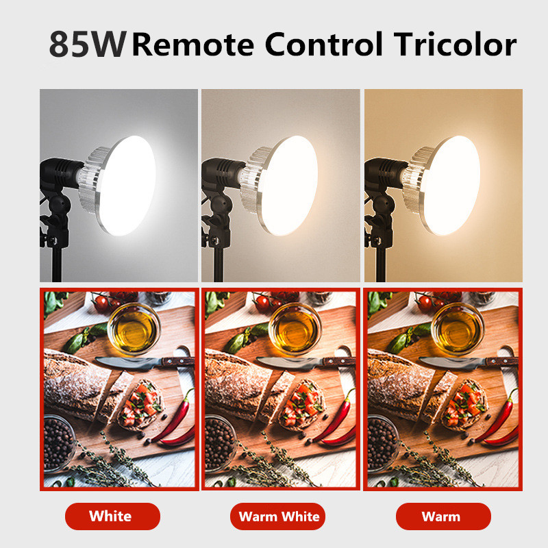 85W LED Photographic Lighting  - Photography Bulb ulasan dan harga