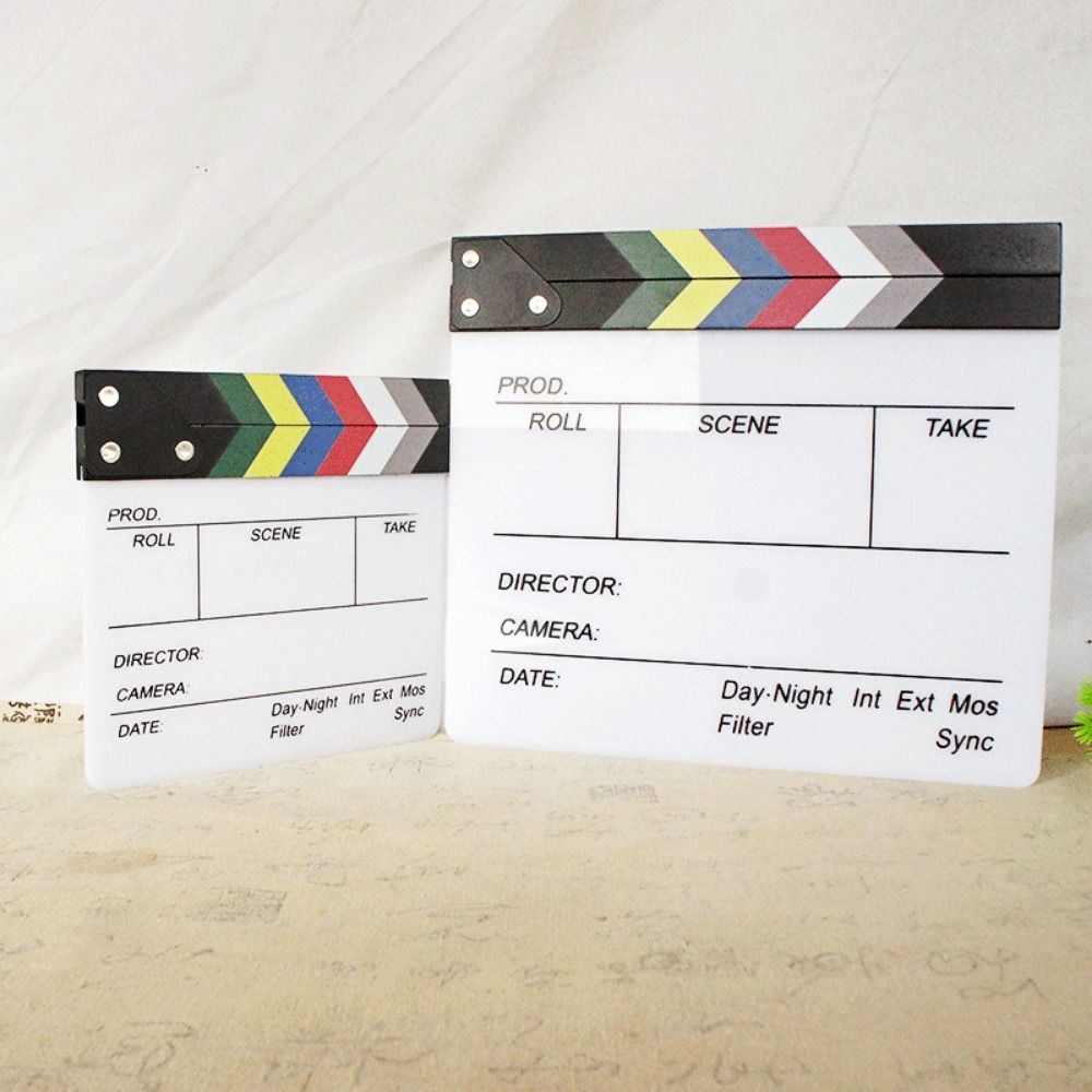 Acrylic Regisseur Scene Clappe - Photography Night ulasan dan harga