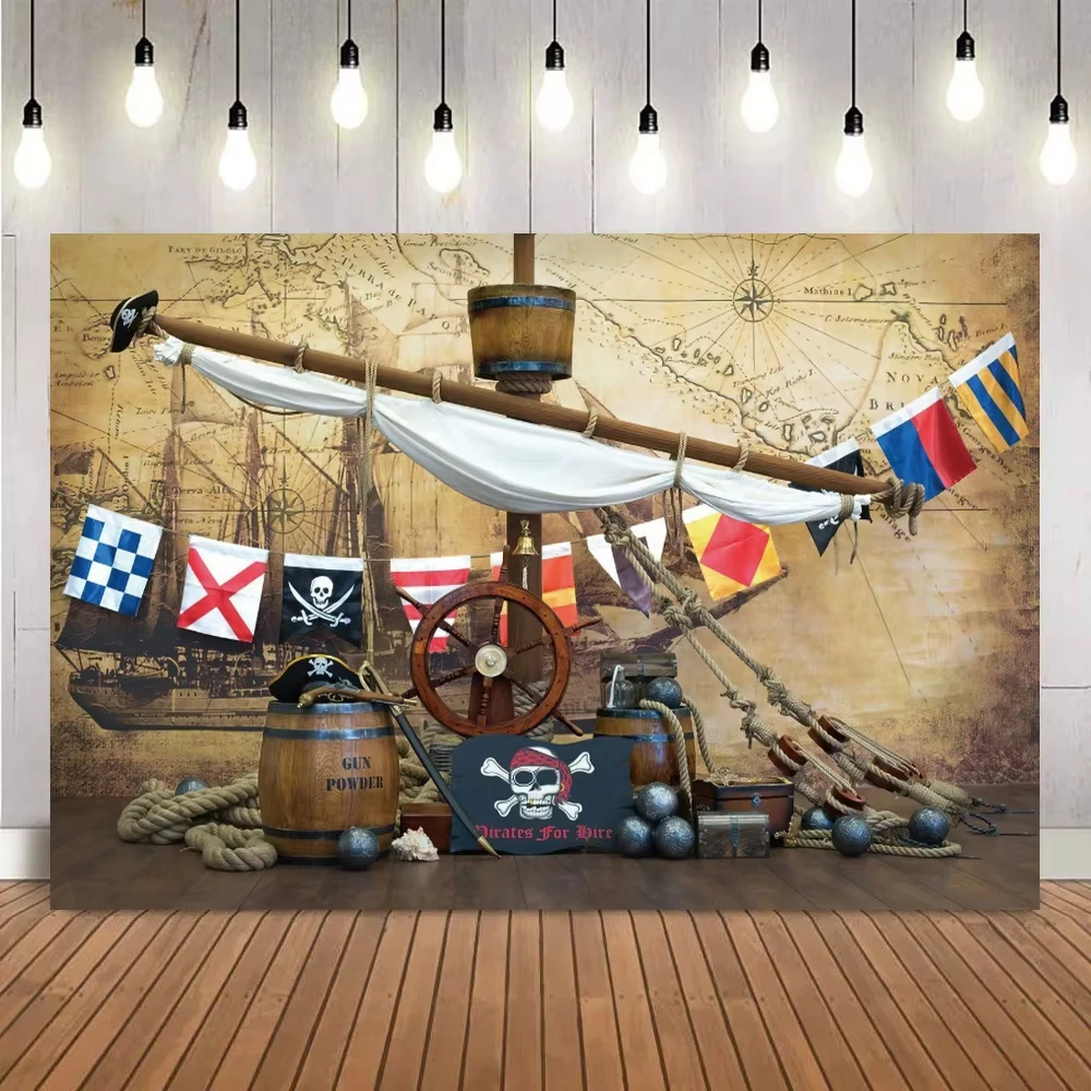 Pirate background Banner Photo - Photography Mapped ulasan dan harga