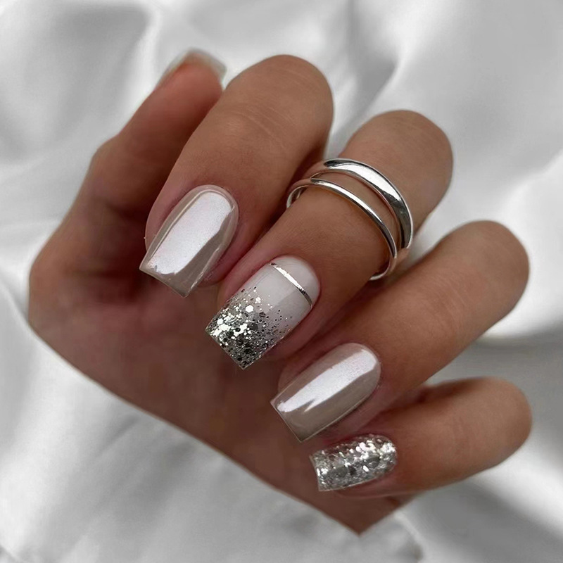 Short Square fake nails for wo - Photography Tips ulasan dan harga