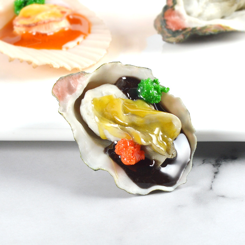 Artificial Oyster Scallop Fake - Photography Of Food ulasan dan harga