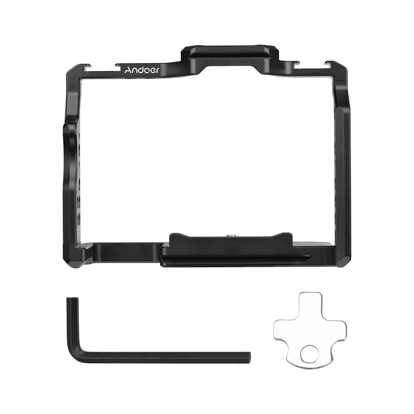 Andoer Camera Cage Aluminum Al - Camera Cage Baseplate ulasan dan harga