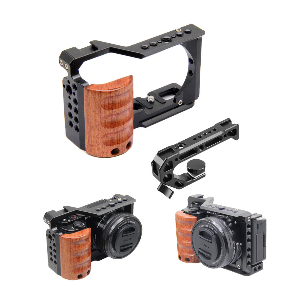For Sony ZV-E10 Cage  camera W - Camera Cage Baseplate ulasan dan harga