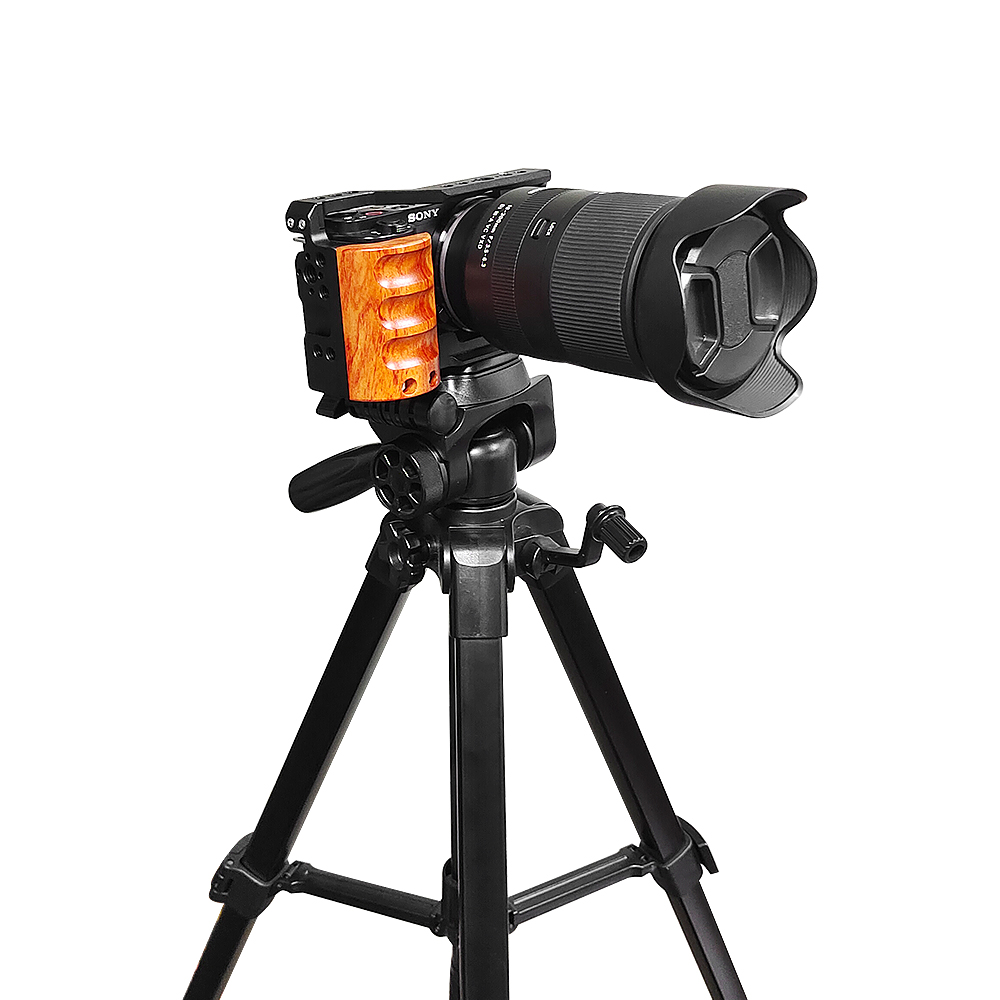 For Sony ZV-E10 Cage  camera W - Camera Cage Baseplate ulasan dan harga