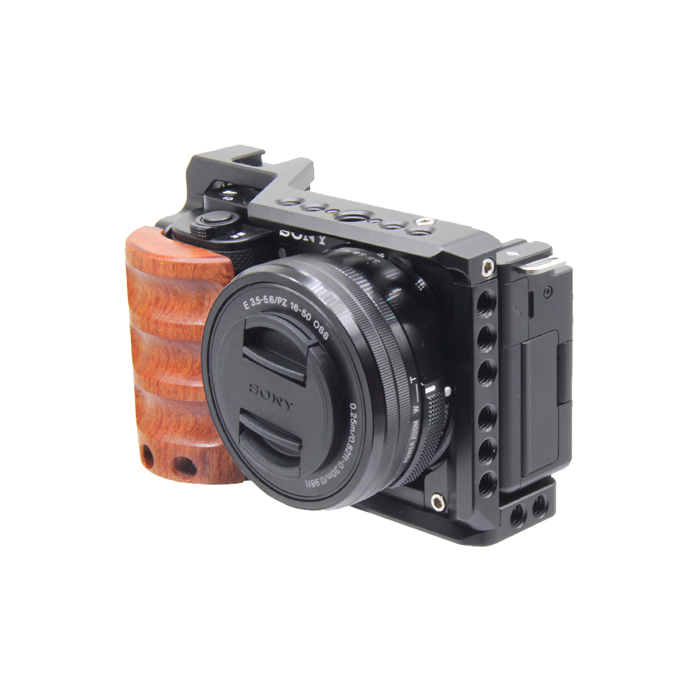 For Sony ZV-E10 Cage  camera W - Camera Cage Baseplate ulasan dan harga
