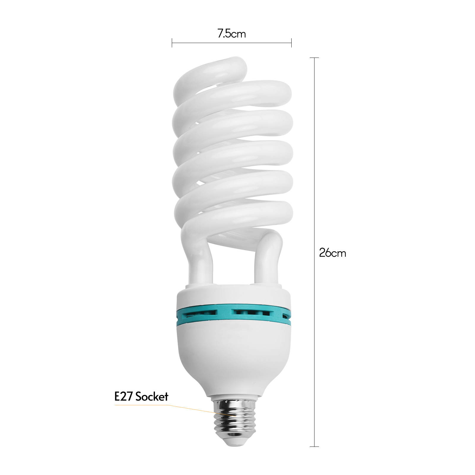 Andoer Spiral Fluorescent Ligh - Photography Bulb ulasan dan harga