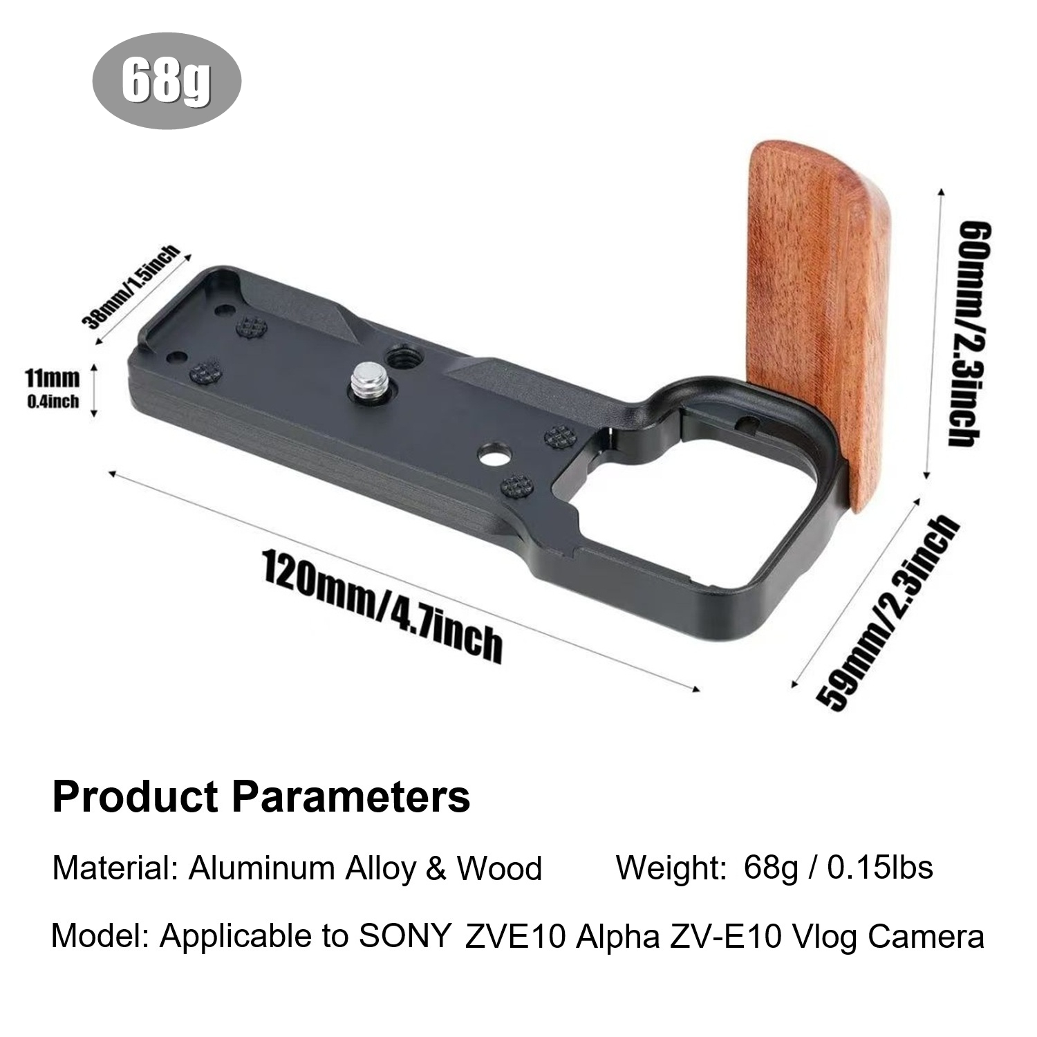Compatible with Sony Alpha ZVE - Camera Cage Baseplate ulasan dan harga