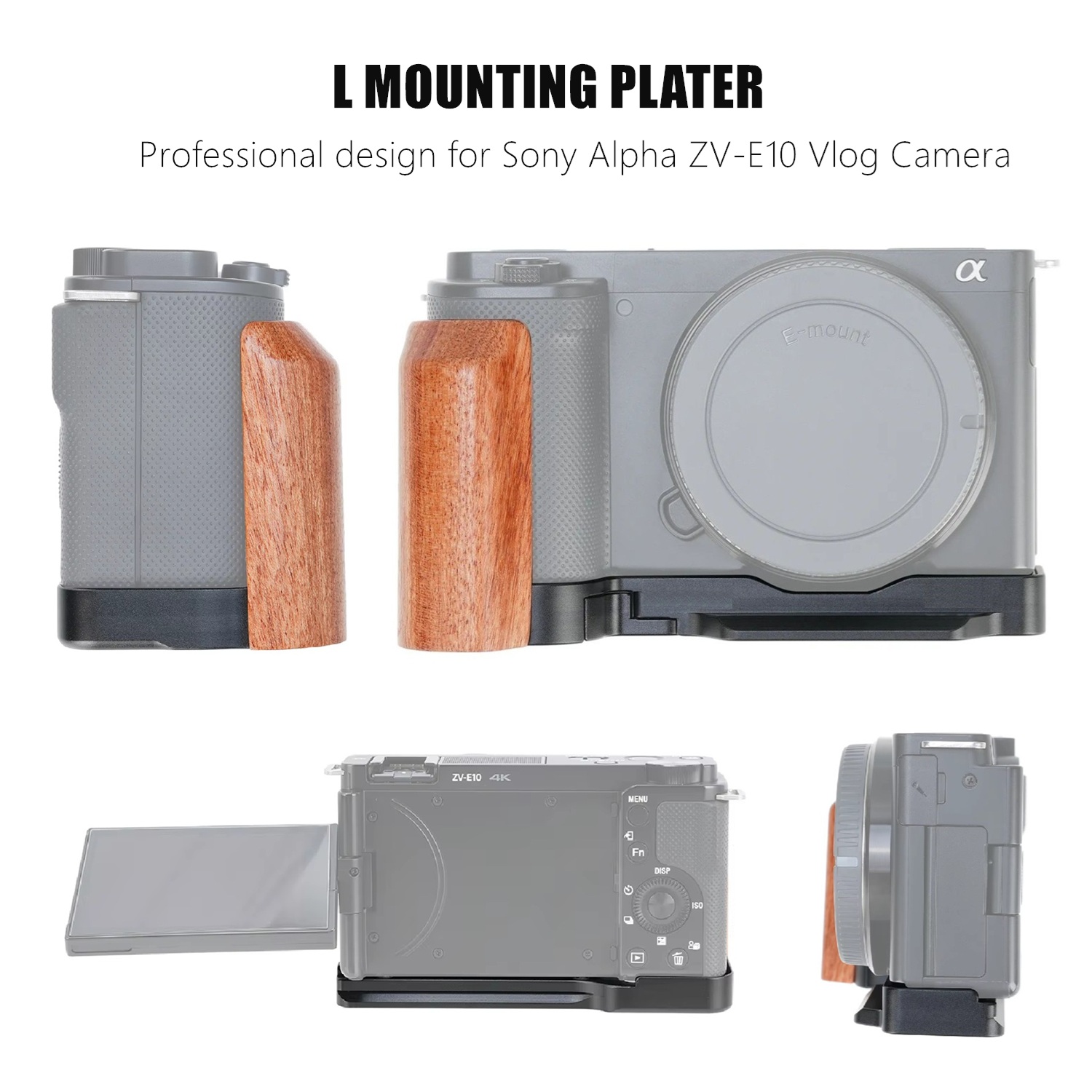 Compatible with Sony Alpha ZVE - Camera Cage Baseplate ulasan dan harga