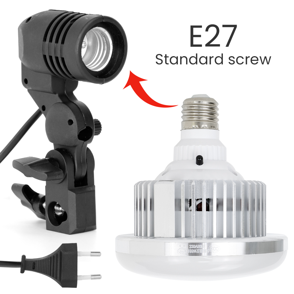 Dimmable LED Video Light With  - Photography Bulb ulasan dan harga