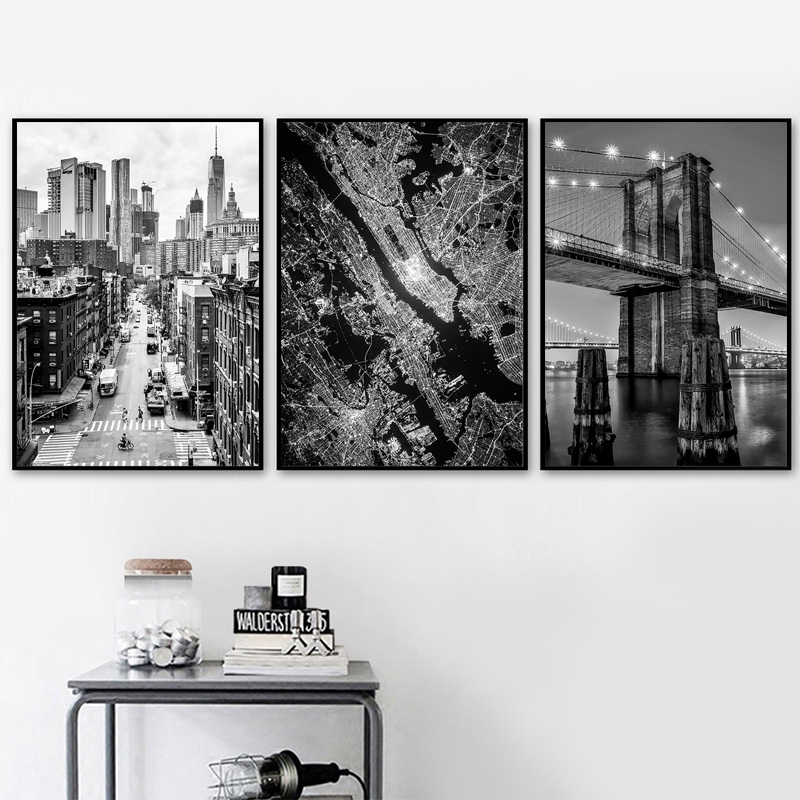 New York City Canvas Painting  - Photography New York ulasan dan harga